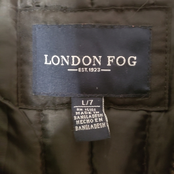 London fog boys snowsuit.szL / 7.black great used condition.slastix shoulder str - Picture 4 of 8